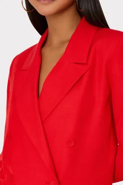 MILLY Coats & Jackets-Abbi Double Breasted Blazer