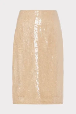 MILLY Skirts-Adley Sequin Skirt