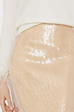 MILLY Skirts-Adley Sequin Skirt