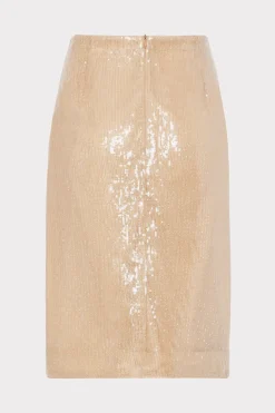 MILLY Skirts-Adley Sequin Skirt