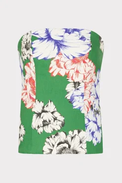 MILLY Jumpsuits & Rompers-Aiden Petals In Bloom Strapless Top