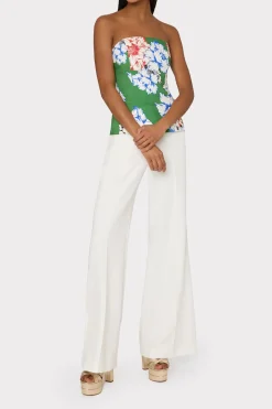 MILLY Jumpsuits & Rompers-Aiden Petals In Bloom Strapless Top