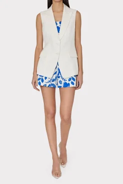 MILLY Jumpsuits & Rompers-Alba Sleeveless Blazer