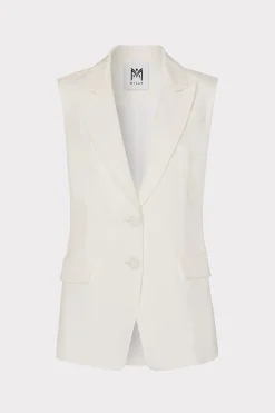 MILLY Coats & Jackets-Alba Sleeveless Blazer