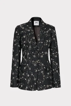 MILLY Coats & Jackets-Alexa Beaded Blazer