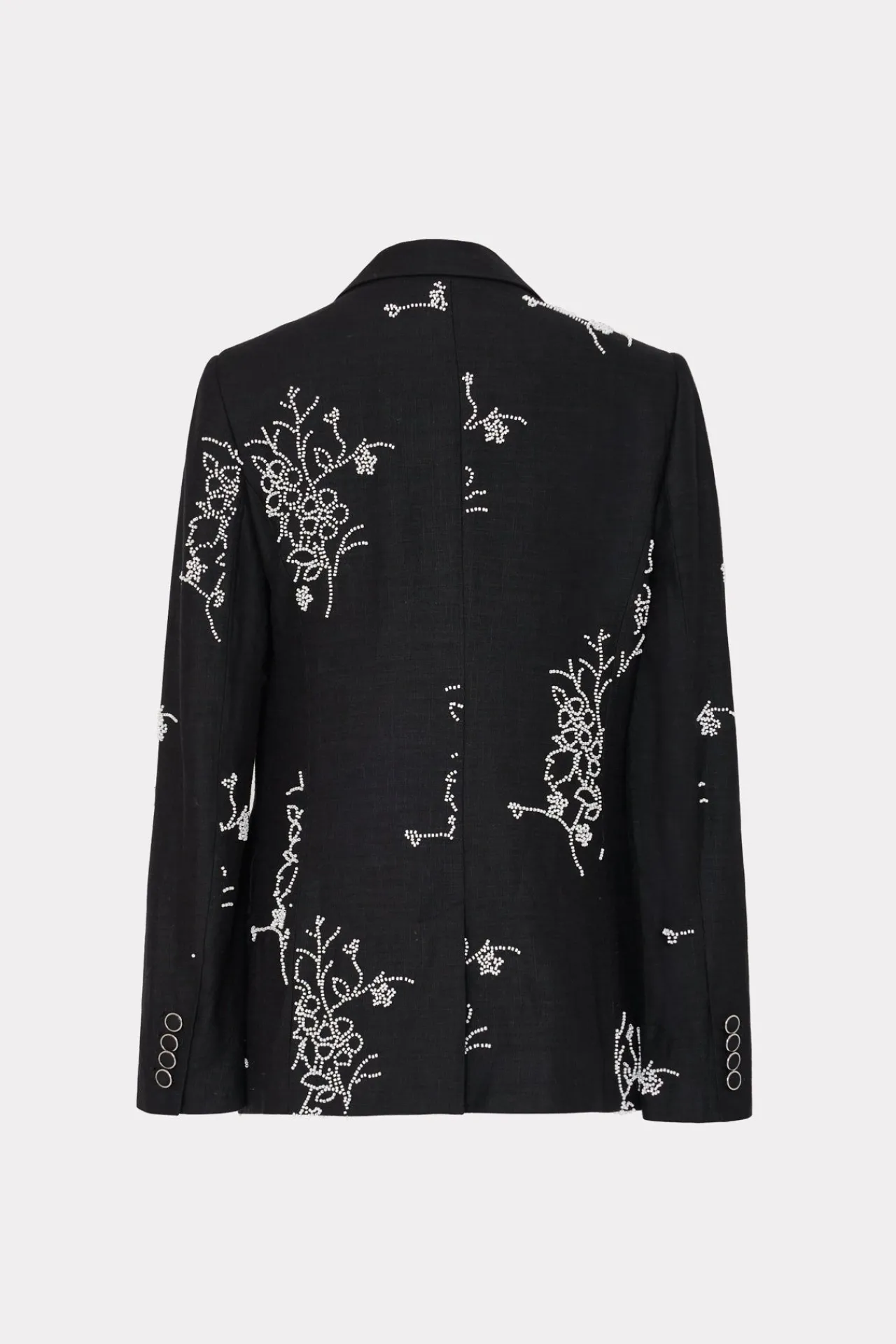 MILLY Jumpsuits & Rompers-Alexa Beaded Embroidery Blazer