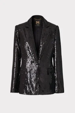 MILLY Blazers-Alexa Sequins Blazer