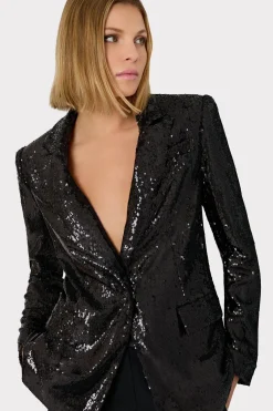 MILLY Blazers-Alexa Sequins Blazer