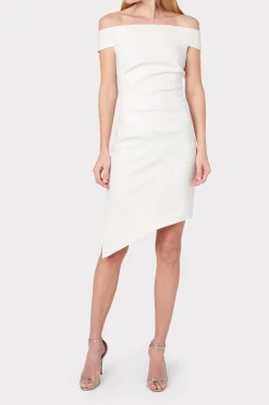 MILLY White Dresses-Ally Cocktail Dress