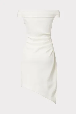 MILLY White Dresses-Ally Cocktail Dress