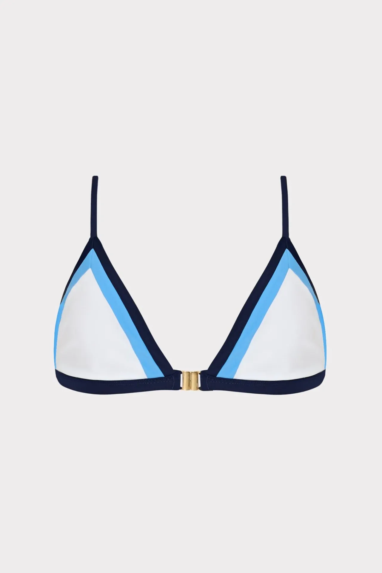 MILLY Bikinis-Amalfi Color Block Bikini Top