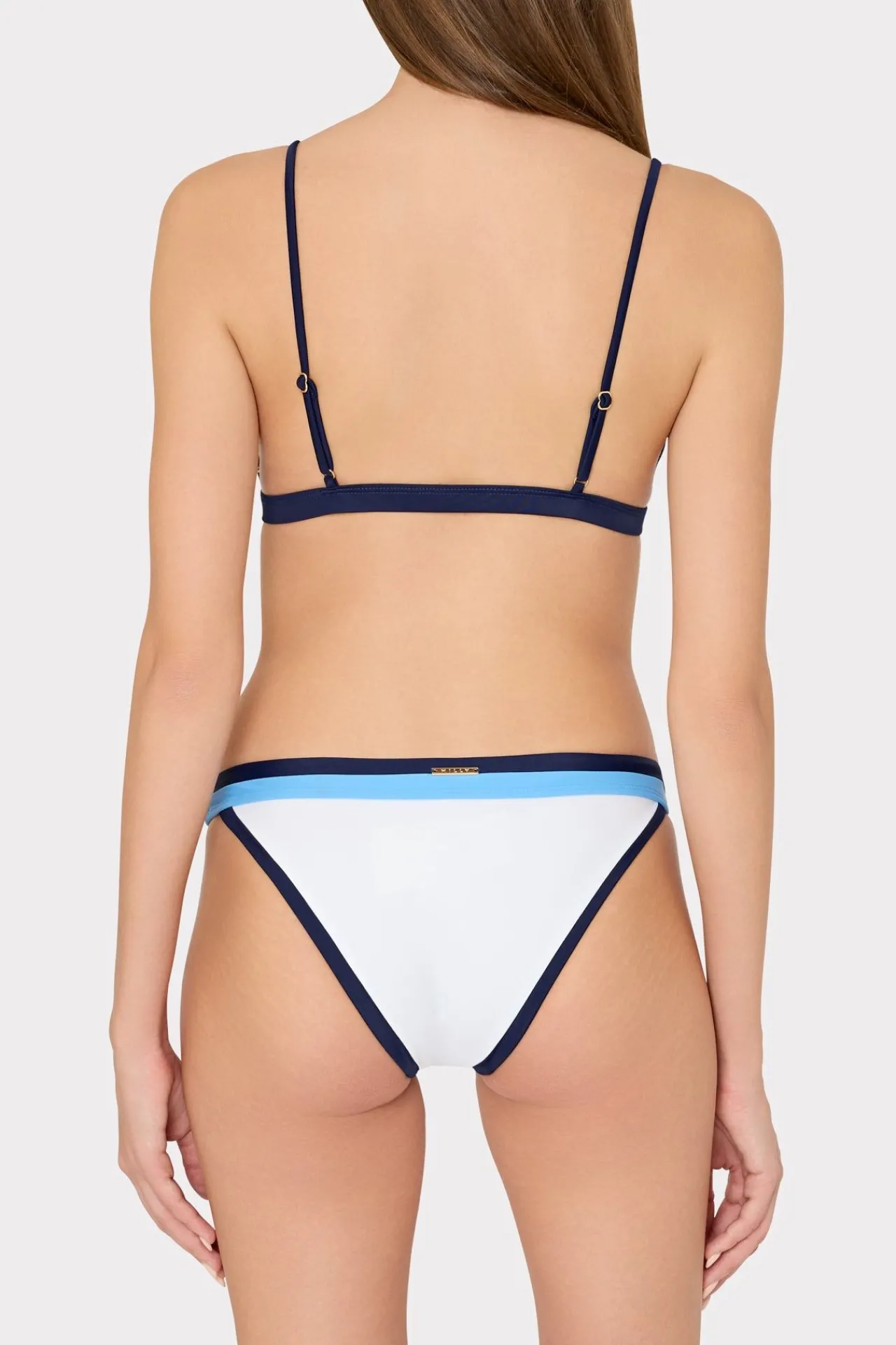 MILLY Jumpsuits & Rompers-Amalfi Color Block Bikini Top