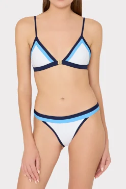 MILLY Bikinis-Amalfi Color Block Bikini Bottom