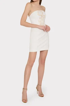 MILLY Mini Dresses-Angel Carnation Cady Dress