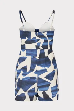 MILLY Cover-Ups-Anya Ocean Puzzle Romper