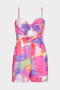 MILLY Jumpsuits & Rompers-Anya Rainbow Waterfall Romper