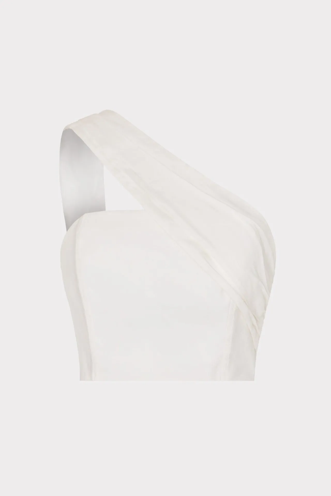 MILLY Tops-Arantza Draped One Shoulder Top