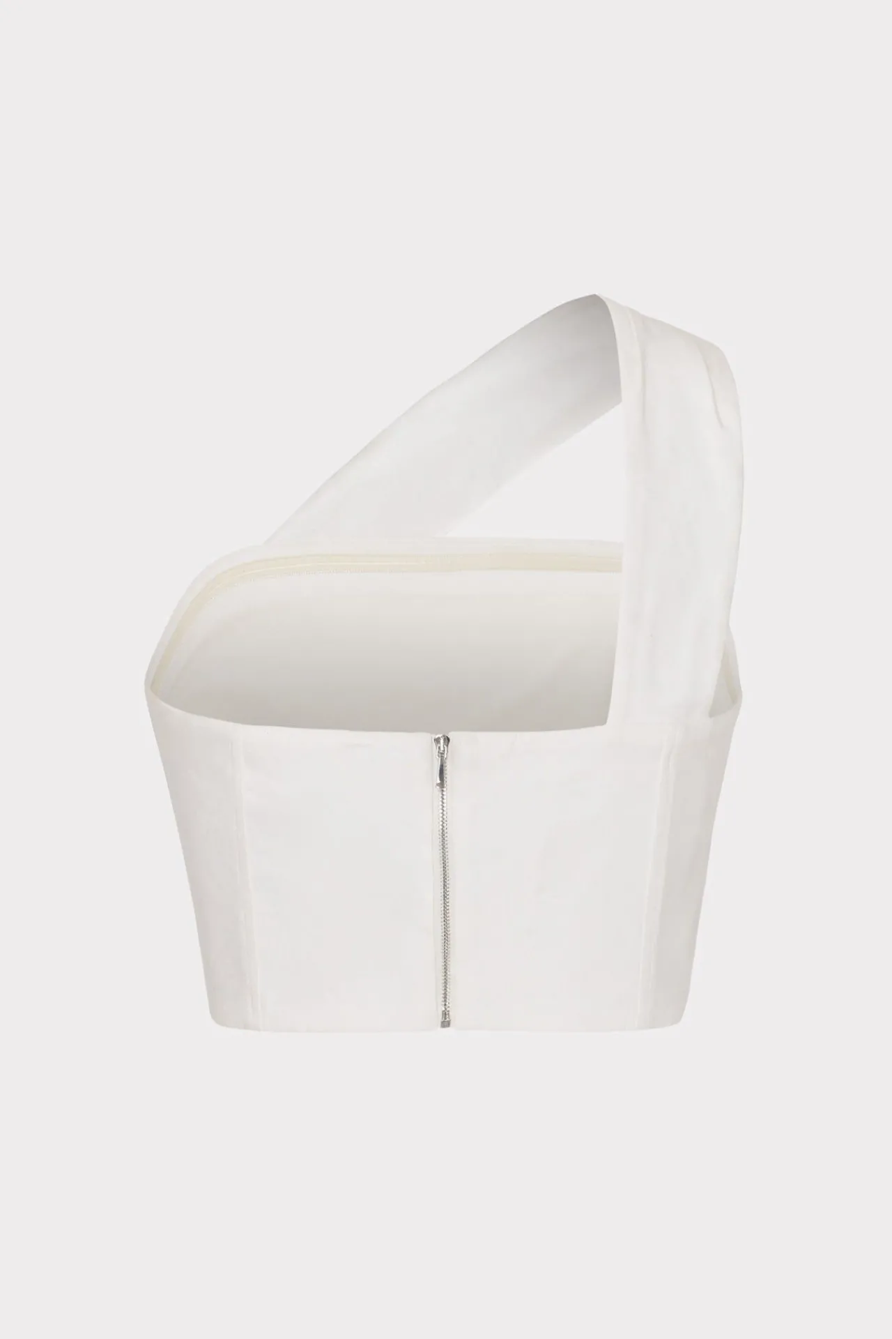 MILLY Jumpsuits & Rompers-Arantza Draped One Shoulder Top