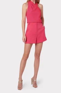 MILLY Shorts-Aria Cady Button Shorts