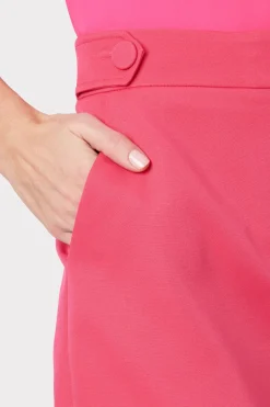 MILLY Shorts-Aria Cady Button Shorts