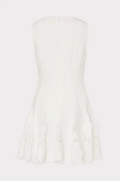 MILLY Mini Dresses-Ariel Cady 3D Lace Combo Dress