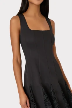 MILLY Day Dresses-Ariel Cady 3D Lace Combo Dress