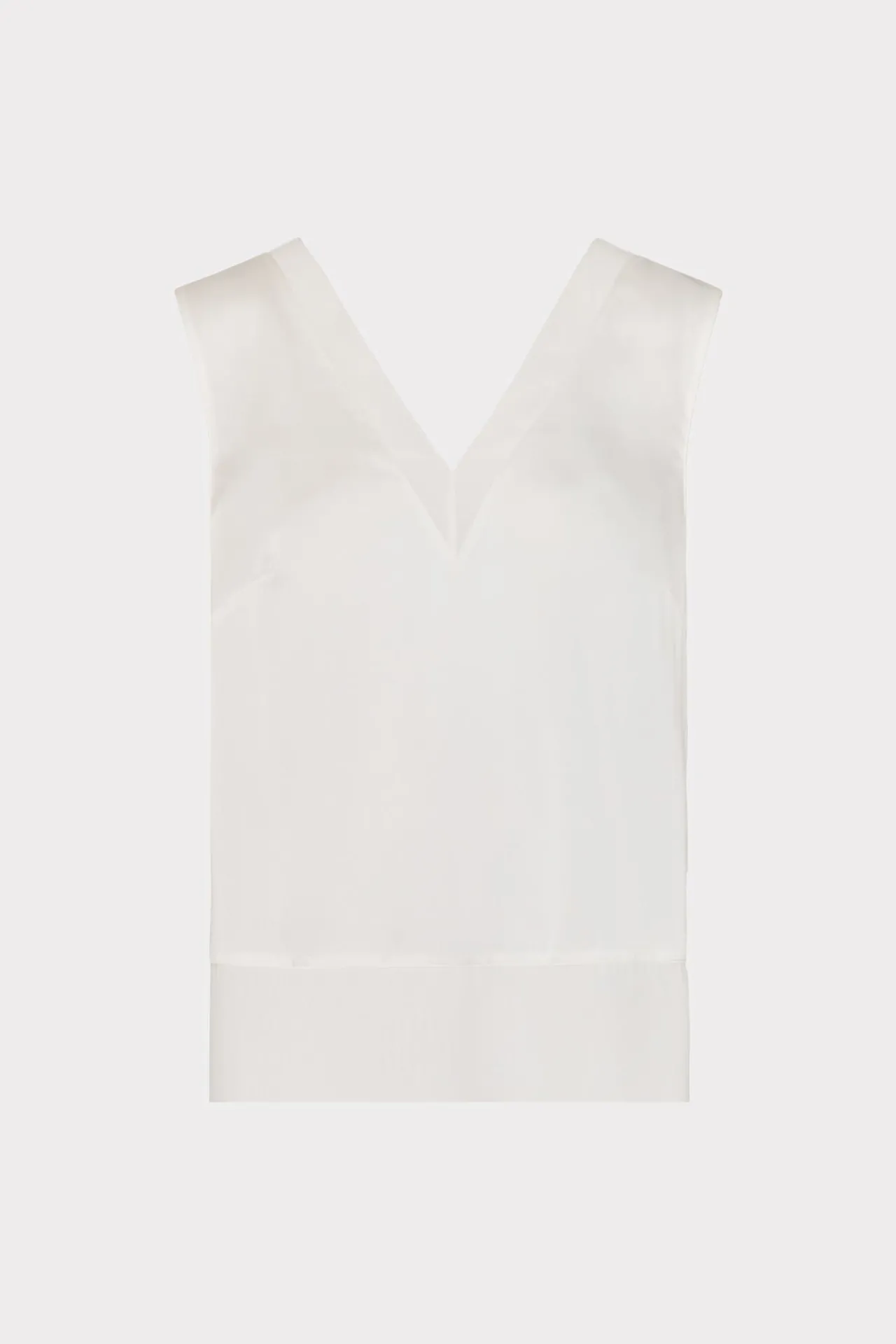 MILLY Jumpsuits & Rompers-Avianna Satin Sleeveless Top