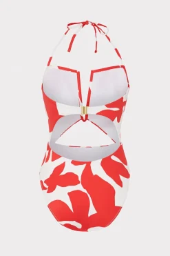 MILLY One Piece Swimsuits-Beach Diva Grand Foliage Printed One Piece