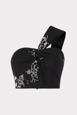 MILLY Jumpsuits & Rompers-Beaded Embroidery Top