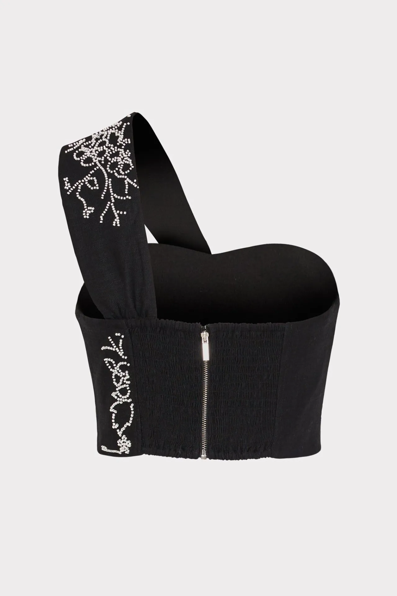 MILLY Jumpsuits & Rompers-Beaded Embroidery Top