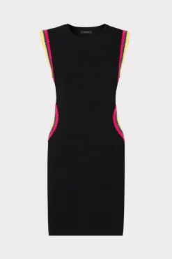 MILLY Jumpsuits & Rompers-Crochet Cut Out Mini Dress