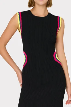 MILLY Jumpsuits & Rompers-Crochet Cut Out Mini Dress