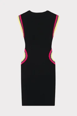 MILLY Jumpsuits & Rompers-Crochet Cut Out Mini Dress