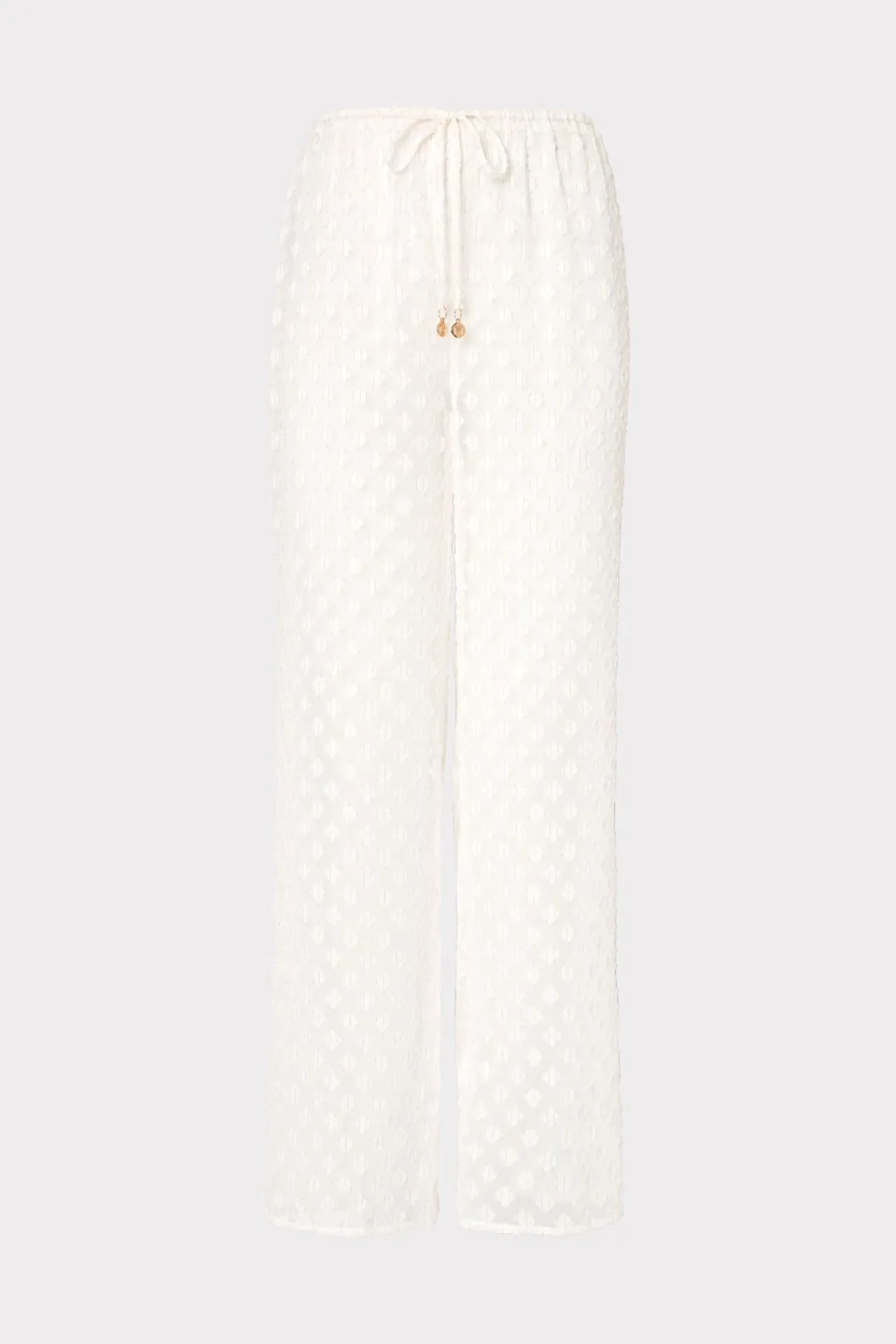 MILLY Jumpsuits & Rompers-Diamond Jacquard Coverup Pants