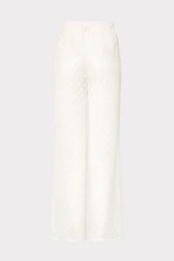 MILLY Jumpsuits & Rompers-Diamond Jacquard Coverup Pants