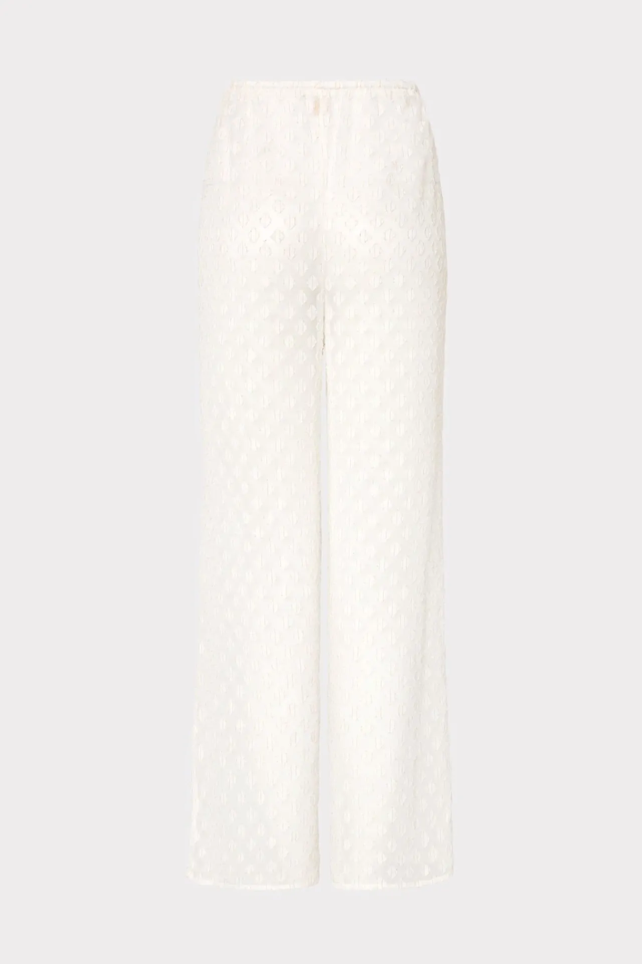 MILLY Jumpsuits & Rompers-Diamond Jacquard Coverup Pants