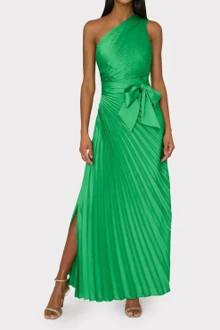 MILLY Maxi Dresses-Estelle Satin Dress