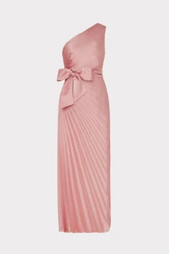 MILLY Pink Dresses-Estelle Satin Dress