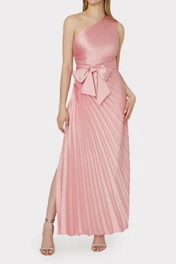 MILLY Pink Dresses-Estelle Satin Dress