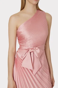 MILLY Pink Dresses-Estelle Satin Dress