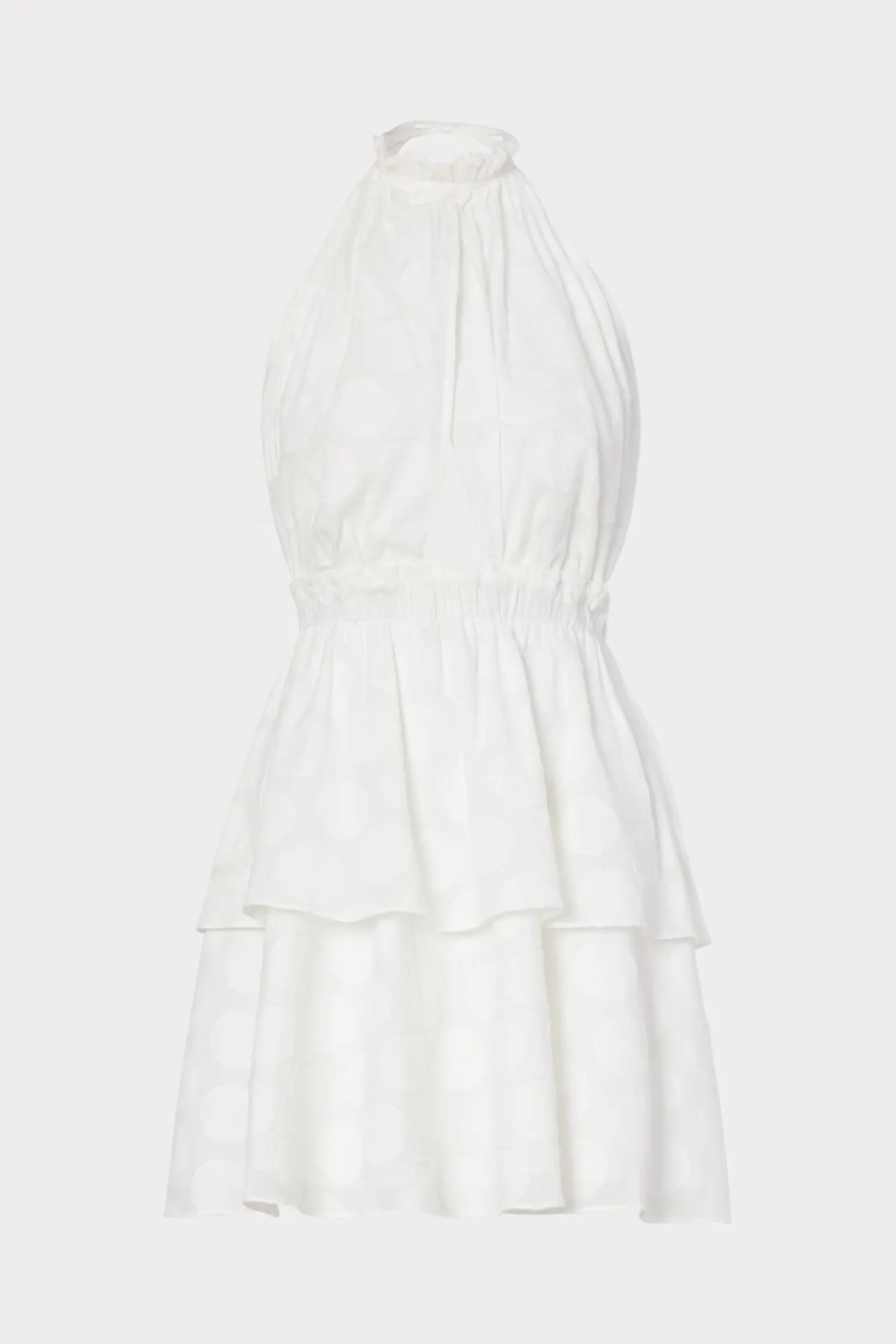 MILLY Sundresses-Evelia Reina Graphic Dot Clipping Dress