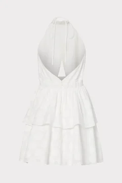 MILLY Sundresses-Evelia Reina Graphic Dot Clipping Dress