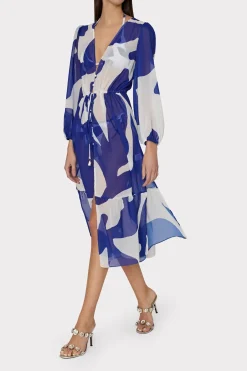 MILLY Jumpsuits & Rompers-Fiona Grand Foliage Cover-Up