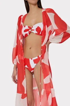 MILLY Jumpsuits & Rompers-Fiona Grand Foliage Cover-Up