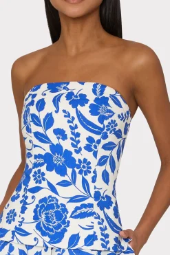 MILLY Tops-Flowers Of Spain Linen Top