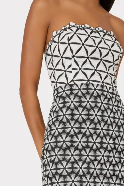 MILLY Jumpsuits & Rompers-Geo Star Lace Dress