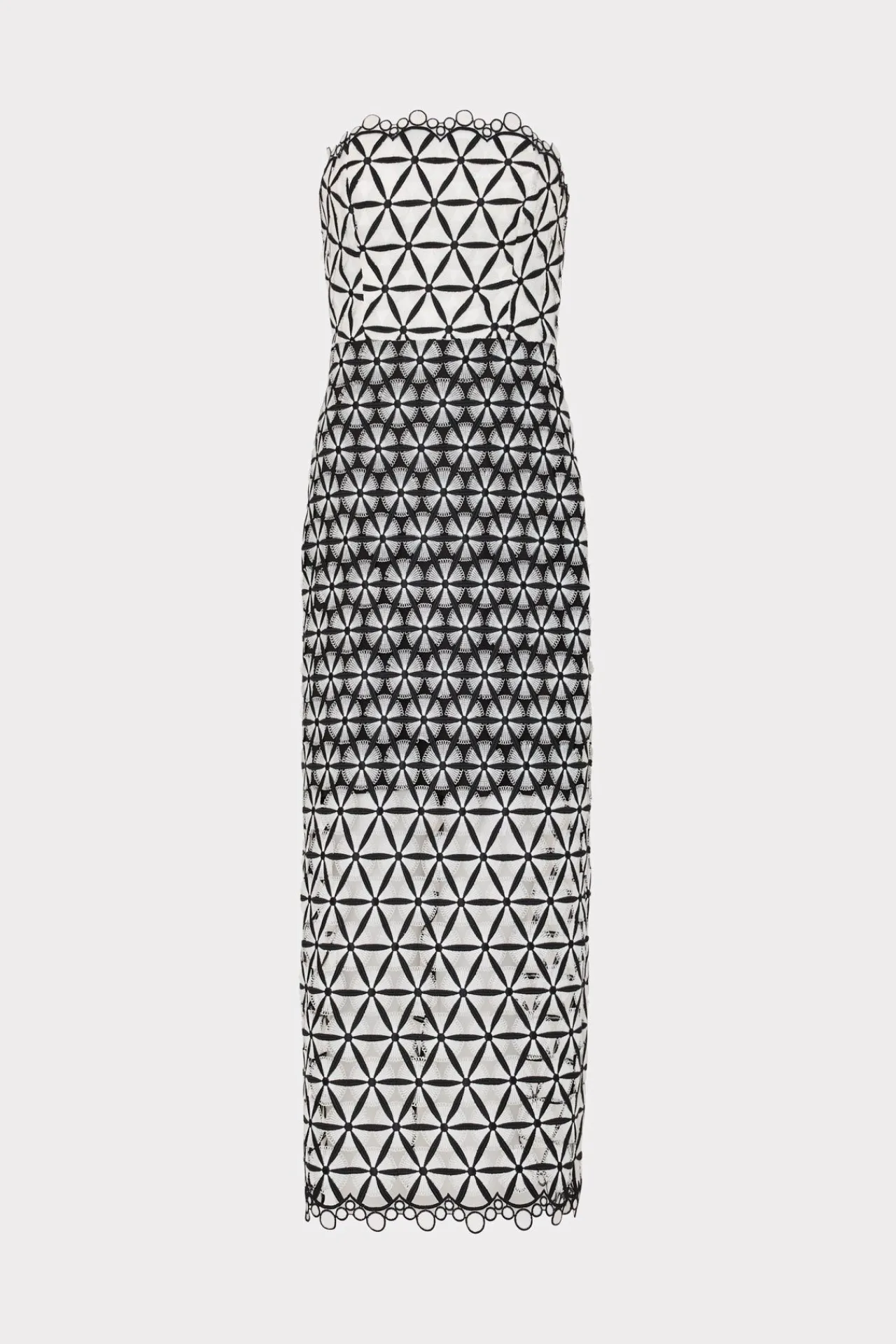 MILLY Little Black Dresses-Geo Star Lace Dress