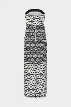 MILLY Little Black Dresses-Geo Star Lace Dress