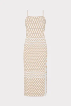 MILLY Jumpsuits & Rompers-Gradient Zig Zag Midi Dress