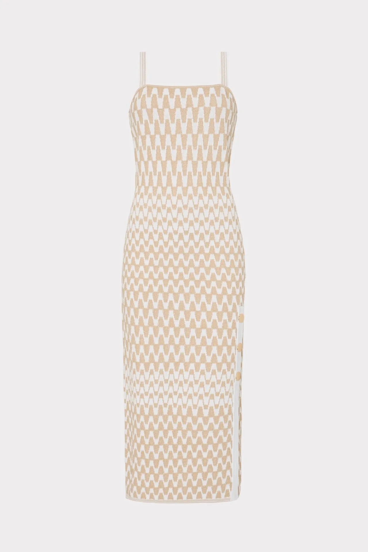 MILLY Jumpsuits & Rompers-Gradient Zig Zag Midi Dress